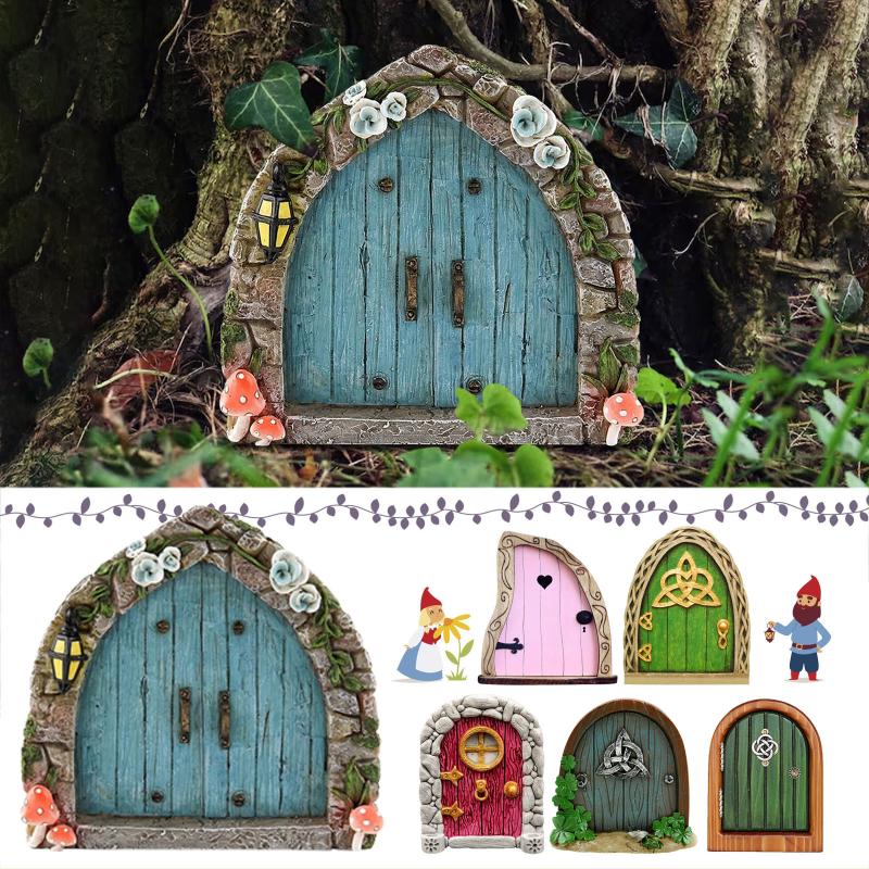 Resin Art Tree - Elf Fairy Door Miniature Garden House