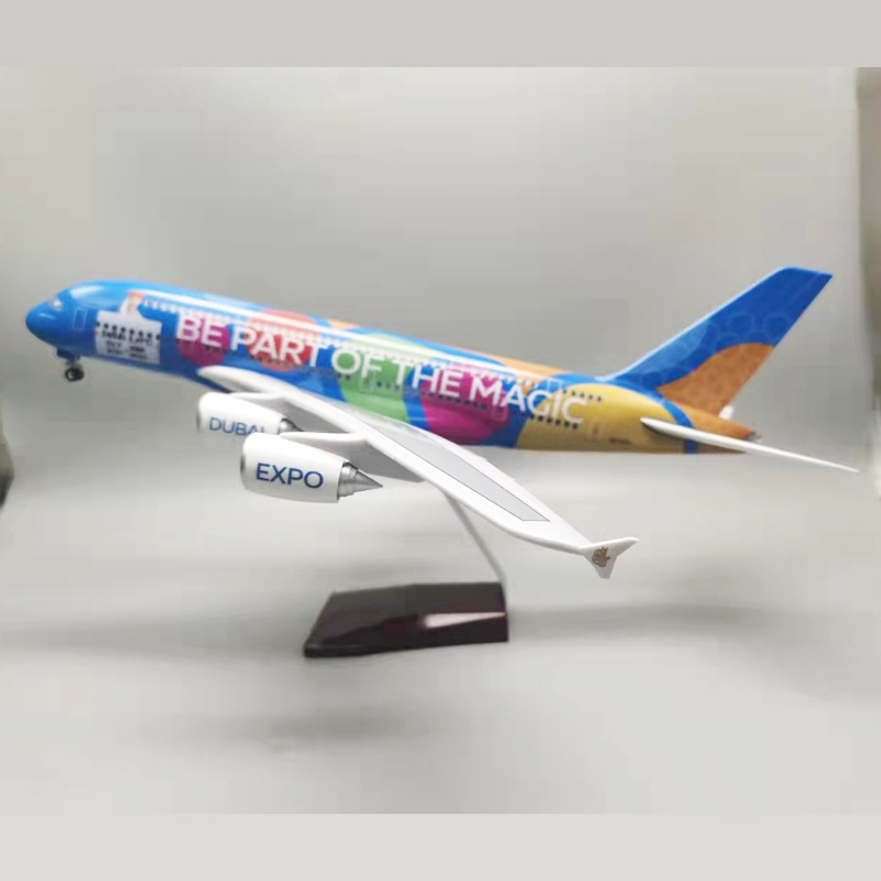 Resin Art Alphabet - 1:160 Scale 46cm Airplane Model 380