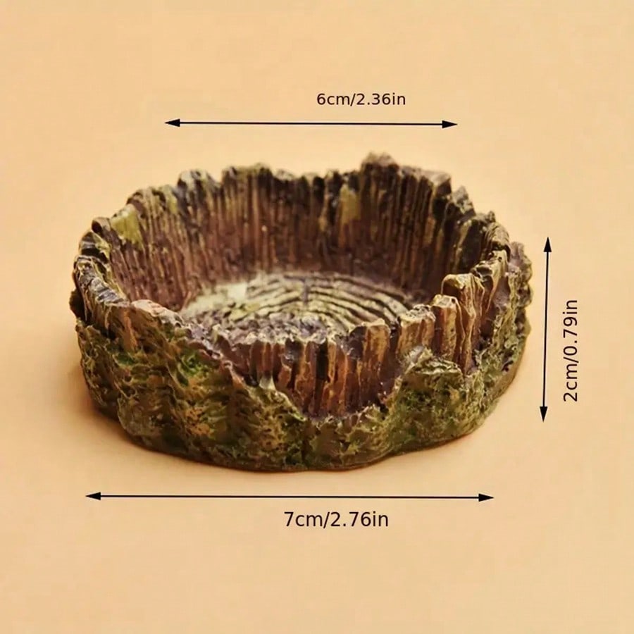 Resin Art Tree - 1 pcs Tree Stump Shaped Reptile