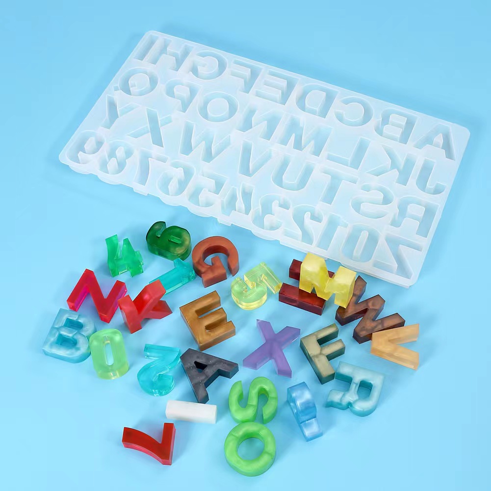Resin Art Alphabet - Home DIY Decor 1PC Crystal Epoxy