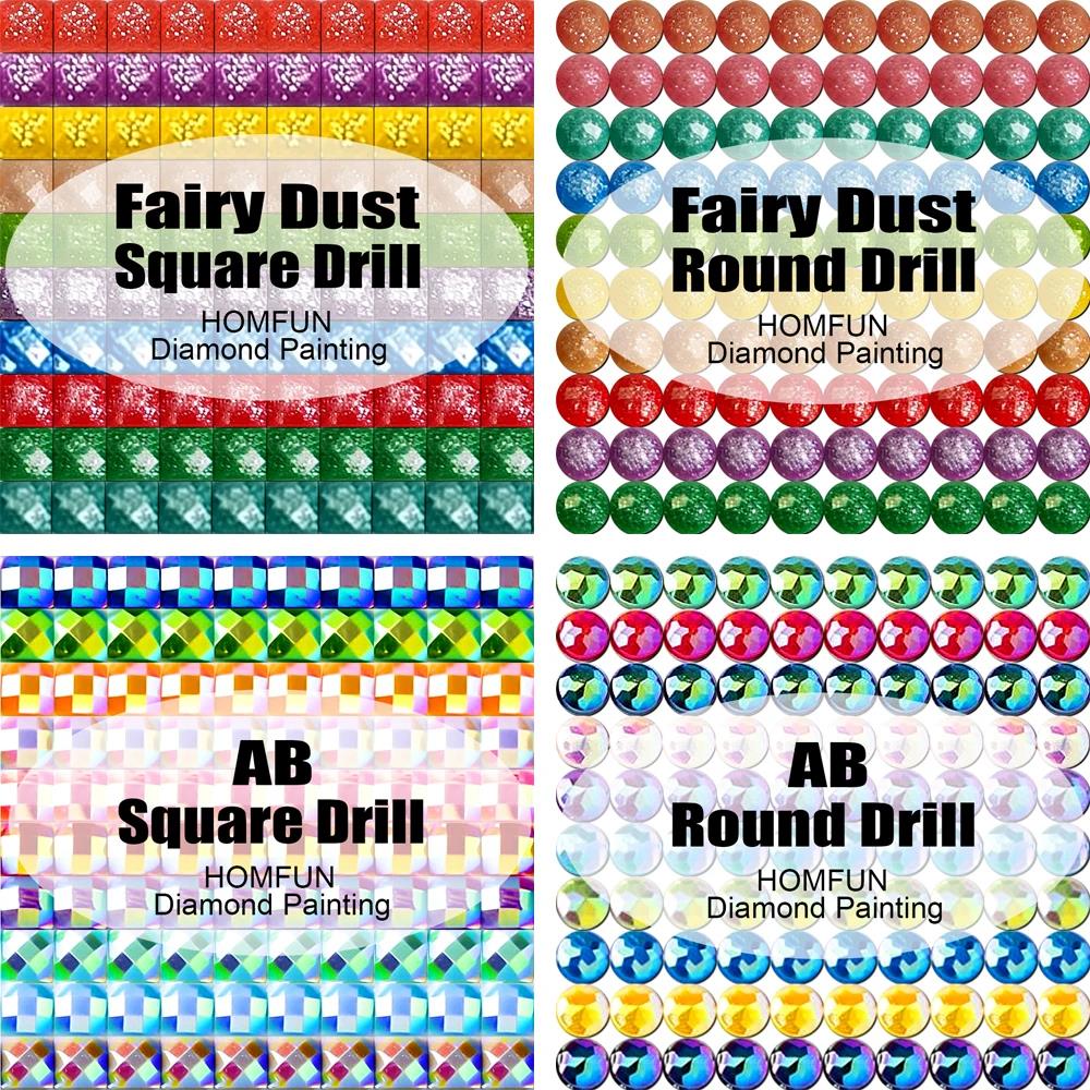 HOMFUN Fairy Dust AB Diamond P - Resin Art Tree recension och pris