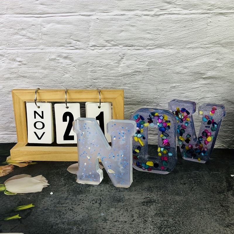 Large Silicone Molds for Casti - Resin Art Alphabet recension och pris