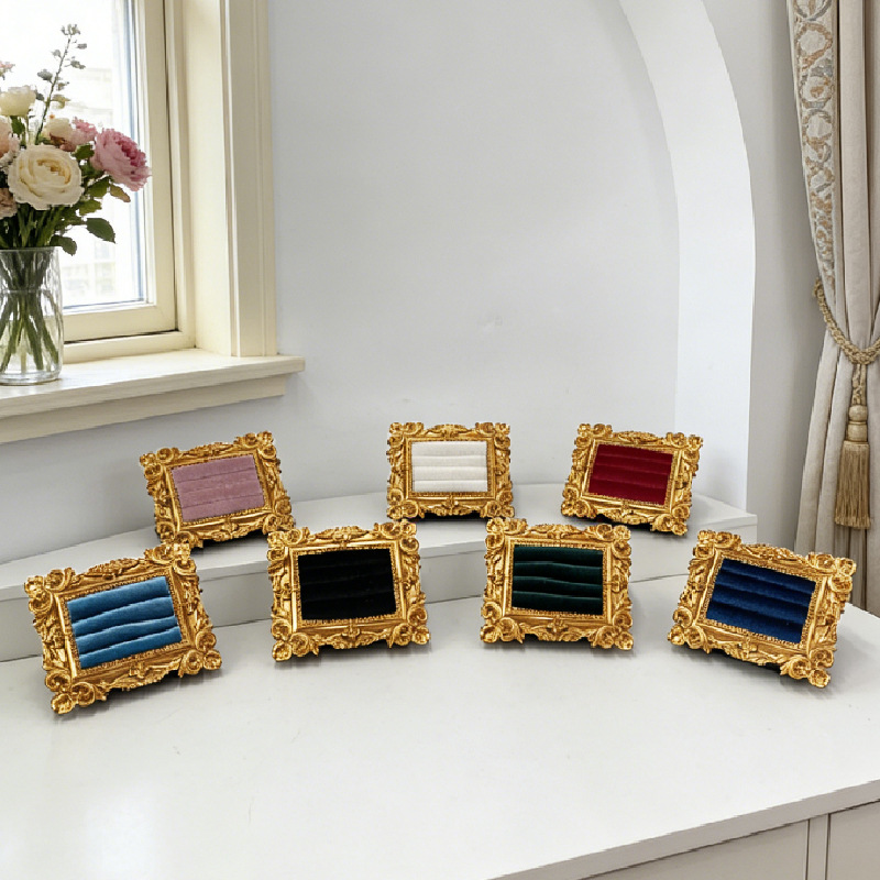 Vintage Picture Frame Ring Dis - Resin Art Alphabet recension och pris