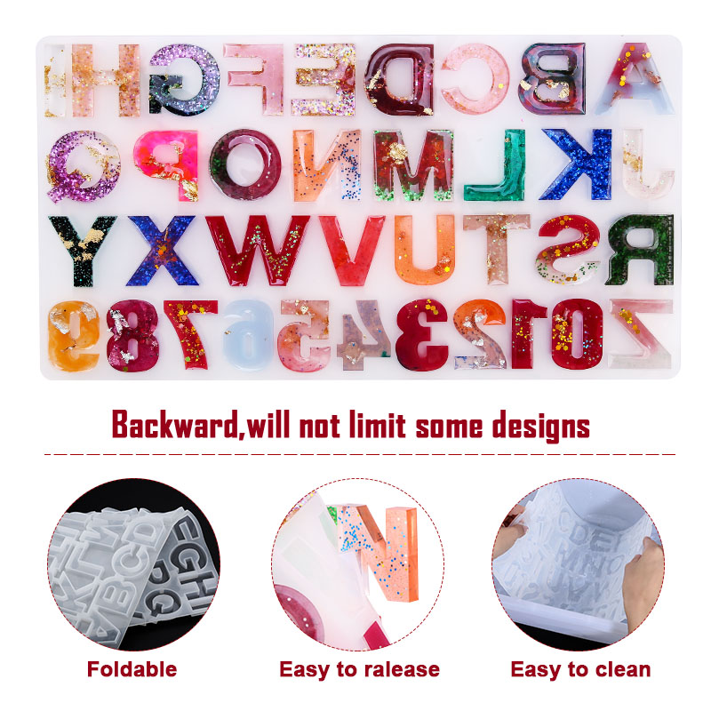Alphabet Epoxy Resin Mold Kit  - Resin Art Alphabet recension och pris