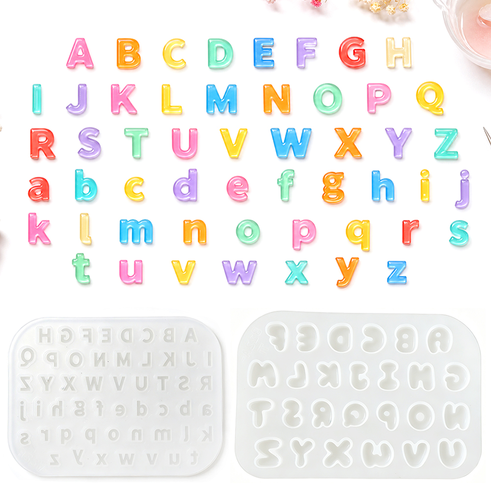 S0321 Mini Size Silicone Mold  - Resin Art Alphabet recension och pris