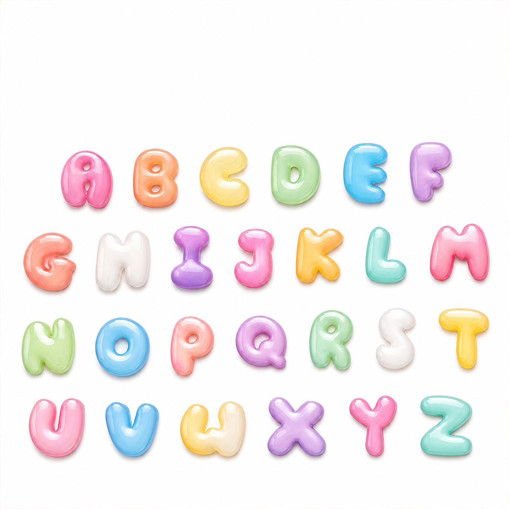 S0321 Mini Size Silicone Mold  - Resin Art Alphabet recension och pris