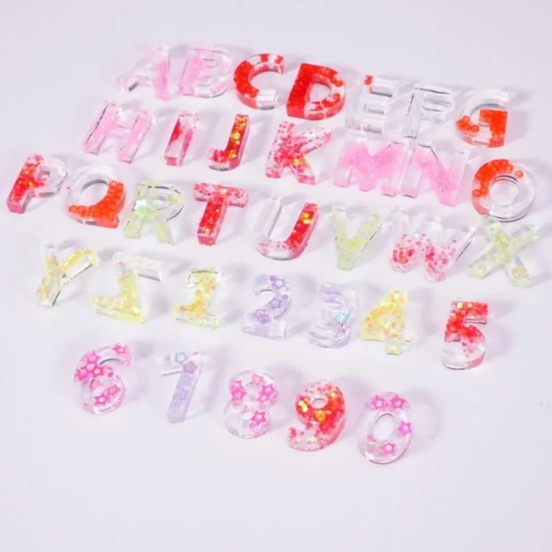 Small 26 Capital Letters Resin - Resin Art Alphabet recension och pris