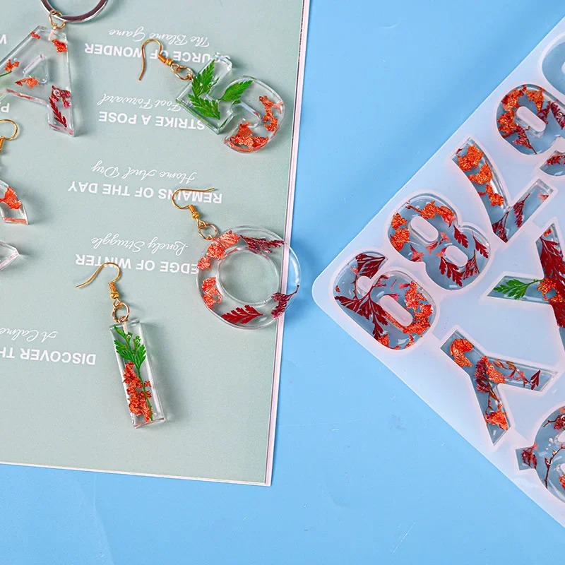 Small 26 Capital Letters Resin - Resin Art Alphabet recension och pris