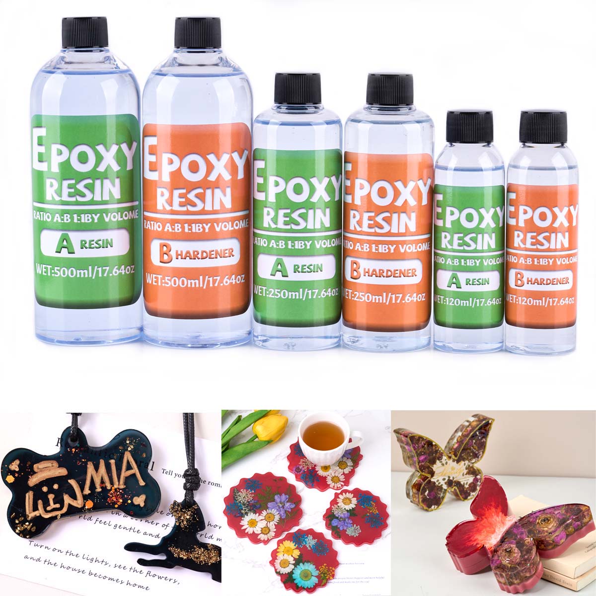 1:1 Ratio Epoxy Resin Kit Anti - Resin Art Kit With Molds recension och pris