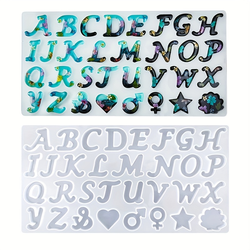 Resin casting mold A style mir - Resin Art Alphabet recension och pris
