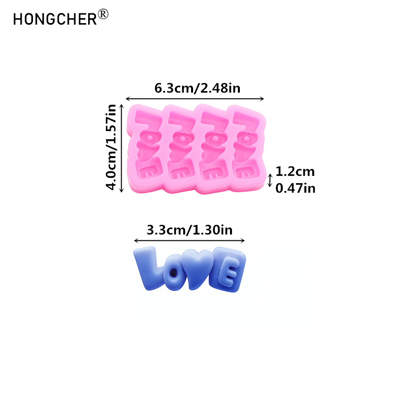 LOVE Letters Silicone Mold DIY - Resin Art Alphabet recension och pris