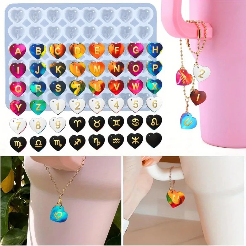 1pc DIY Epoxy Resin Mold Numbe - Resin Art Alphabet recension och pris