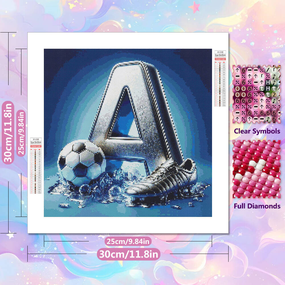 EverShine Diamond Mosaic Lette - Resin Art Alphabet recension och pris