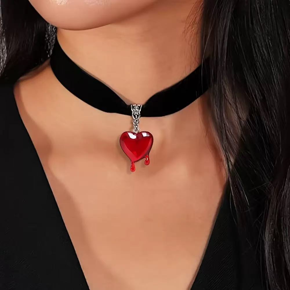 10pcs Drop Blood Heart-shaped  - Resin Art Heart recension och pris