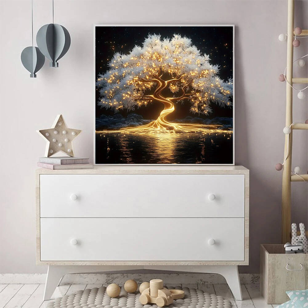 Frameless, Diamond Mosaic Tree - Resin Art Tree recension och pris