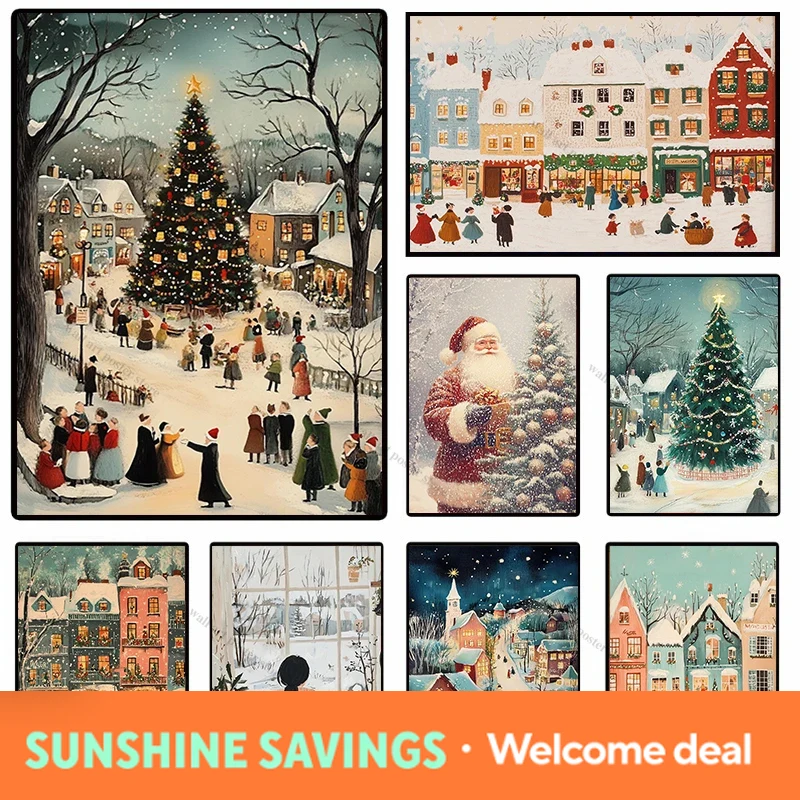 Winter Town Holiday Printable  - Resin Art Tree recension och pris