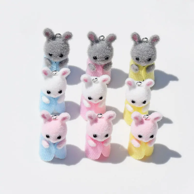 3Pcs 3D Flocking Resin Rabbit  - Resin Art Kits For Adults recension och pris