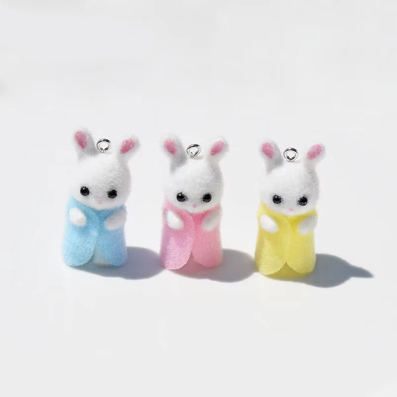 3Pcs 3D Flocking Resin Rabbit  - Resin Art Kits For Adults recension och pris
