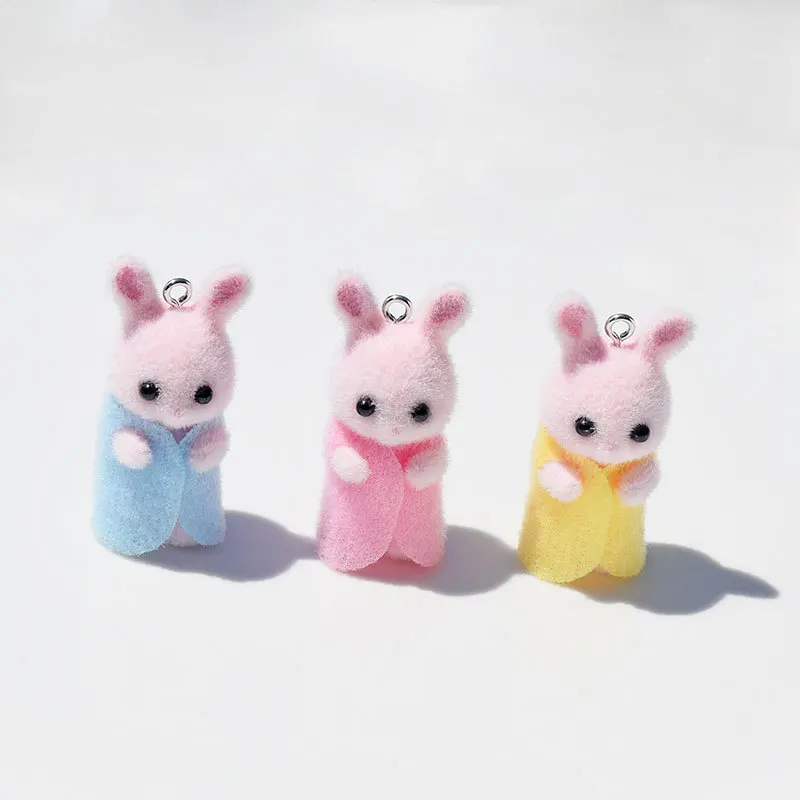 3Pcs 3D Flocking Resin Rabbit  - Resin Art Kits For Adults recension och pris