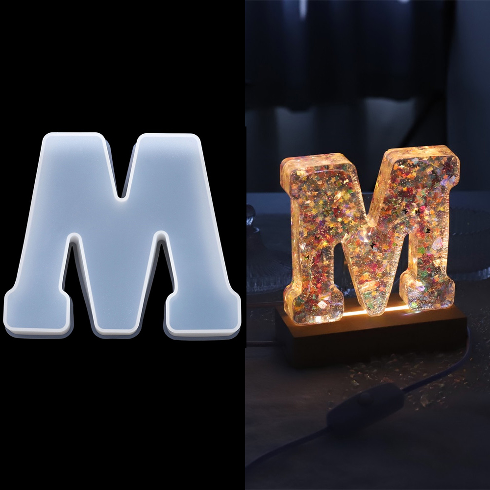 3Sizes A to Z Letter Silicone  - Resin Art Alphabet recension och pris