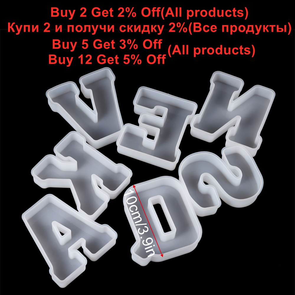 3Sizes A to Z Letter Silicone  - Resin Art Alphabet recension och pris