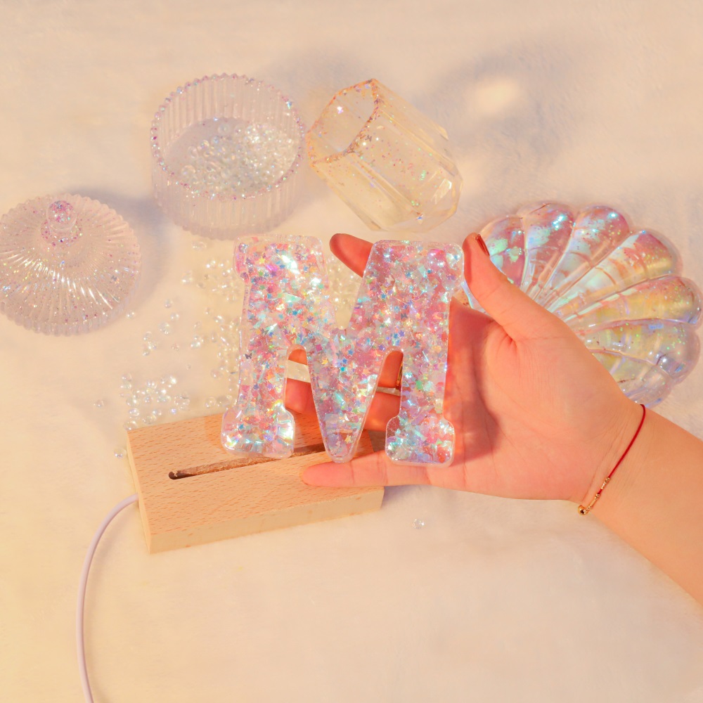 3Sizes A to Z Letter Silicone  - Resin Art Alphabet recension och pris