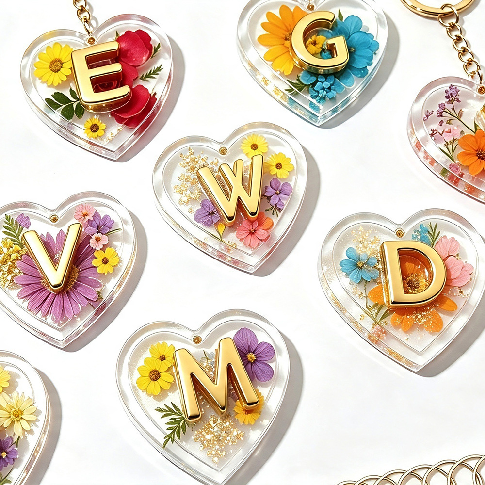Complete 26 Letters & Heart Si - Resin Art Alphabet recension och pris