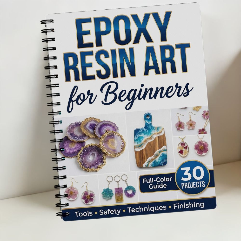 Step-by-Step Epoxy Resin Art H - Resin Art Guide Free recension och pris