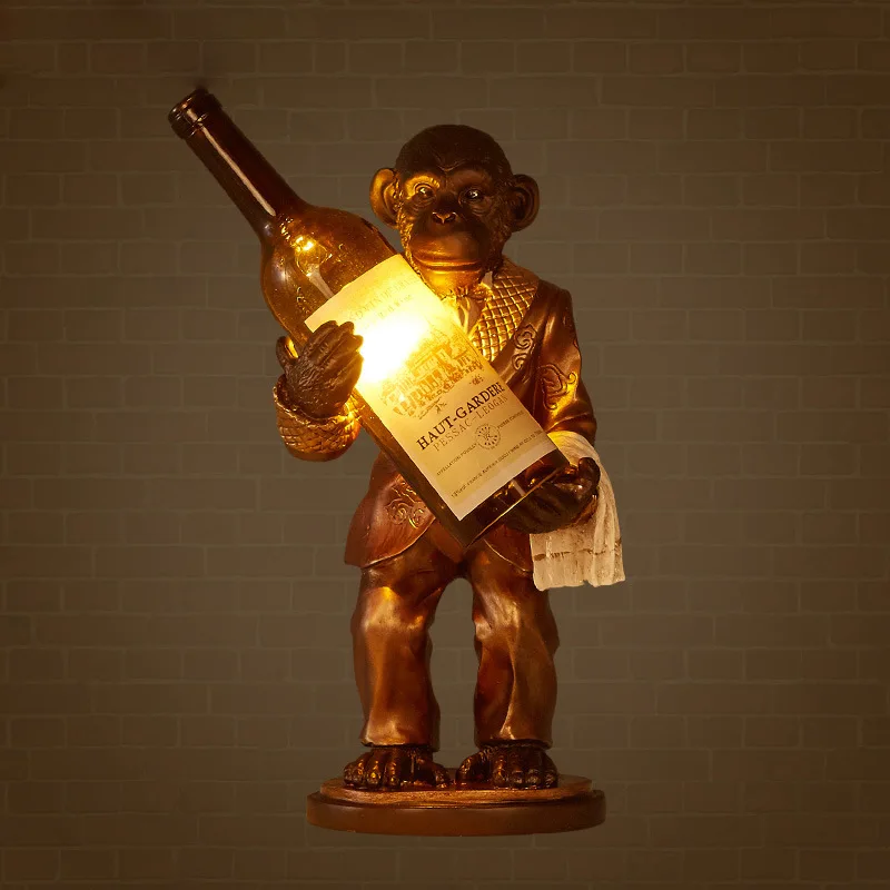 Retro Monkey Lamp Vintage Resi - Resin Art In Floor recension och pris