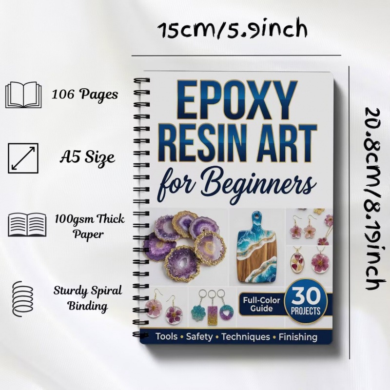 Epoxy Resin Art Handbook Begin - Resin Art Guide Free recension och pris