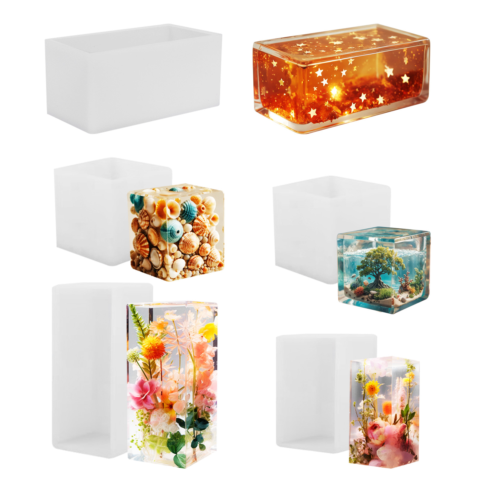 Epoxy Casting Mold Silicone Mo - Resin Art Kit With Molds recension och pris