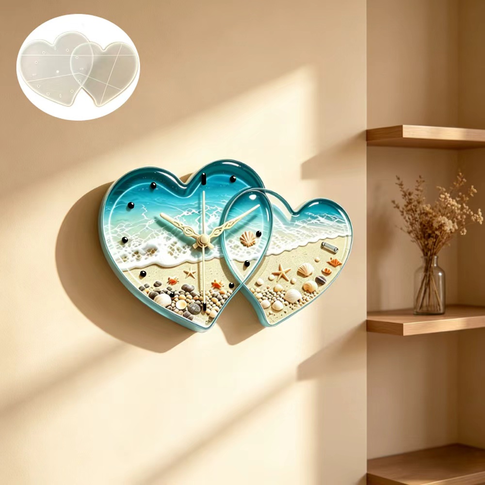 Love connected heart shape clo - Resin Art Heart recension och pris