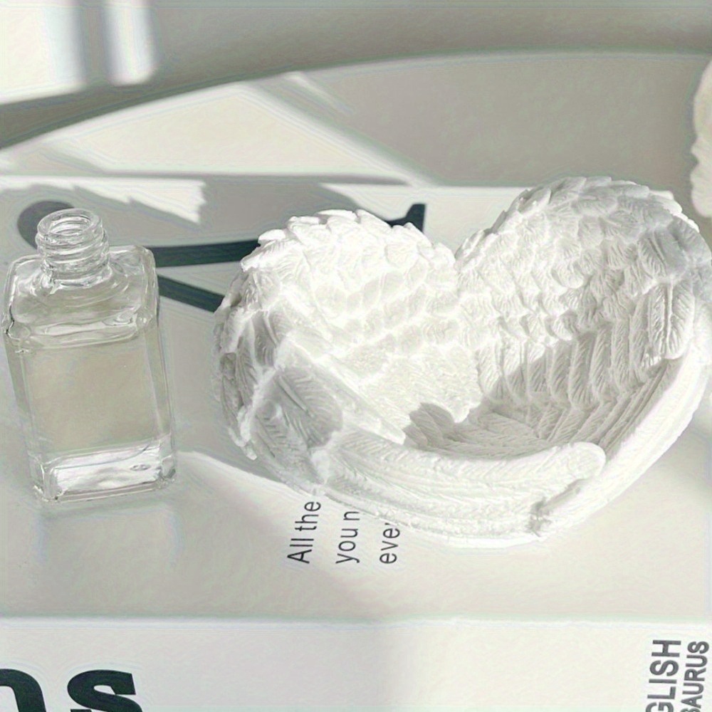 1pc Angel Wing Heart Silicone  - Resin Art Heart recension och pris