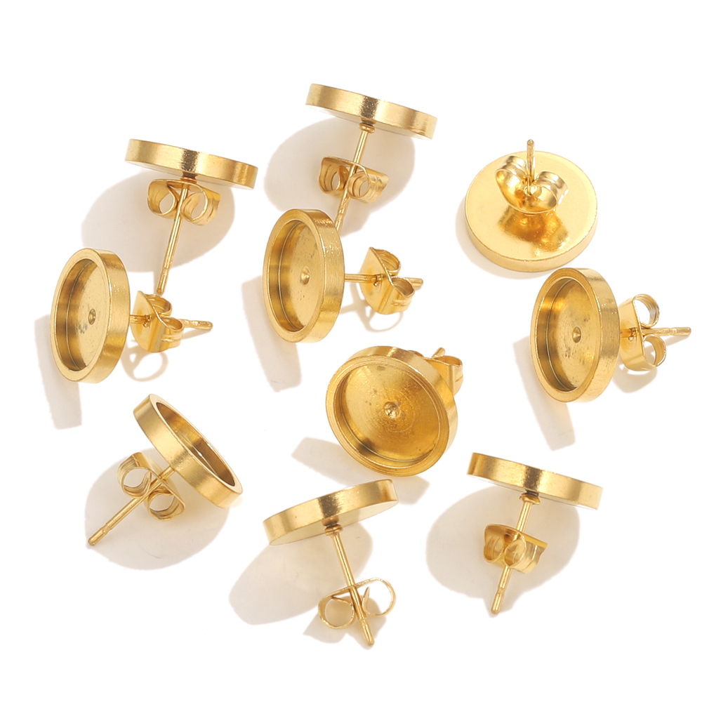 10pcs Stainless Steel Gold Ear - Resin Art Kits For Adults recension och pris