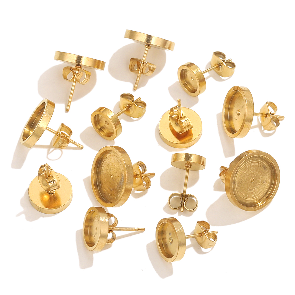 10pcs Stainless Steel Gold Ear - Resin Art Kits For Adults recension och pris