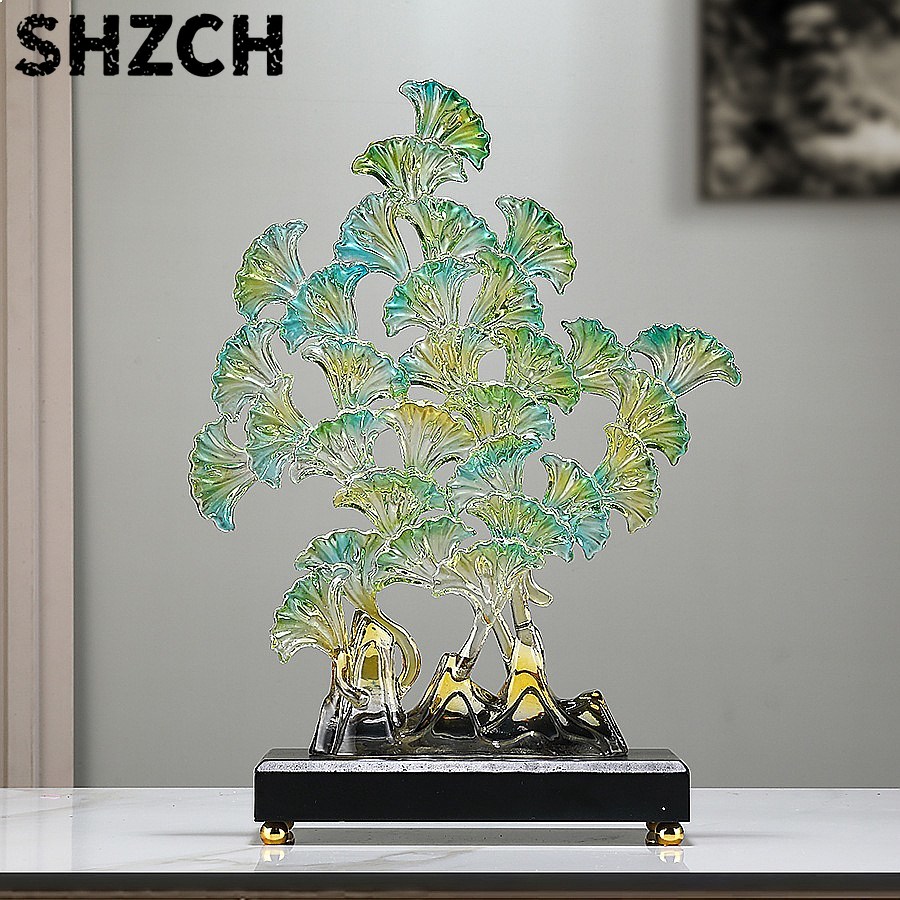 Fa Cai Ginkgo Tree Resin Sculp - Resin Art Tree recension och pris